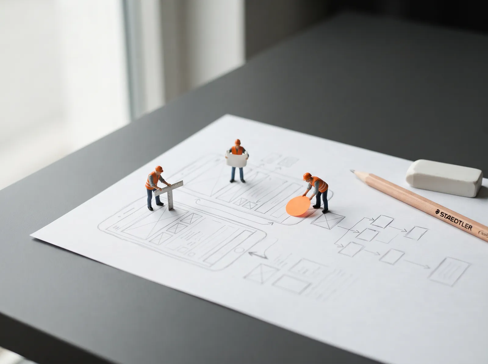 Progetto architettonico di una città in miniatura